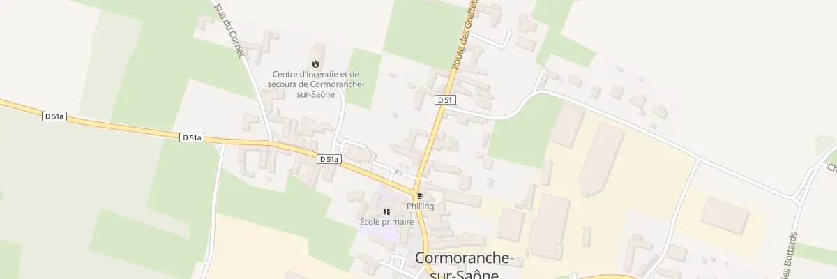 Plan du 47 Rte des Greffets à Cormoranche-sur-Saône