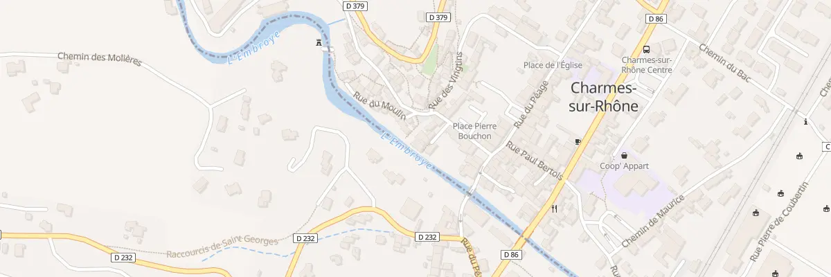 Plan du 5150 Pl de l’Embroye à Charmes-sur-Rhône