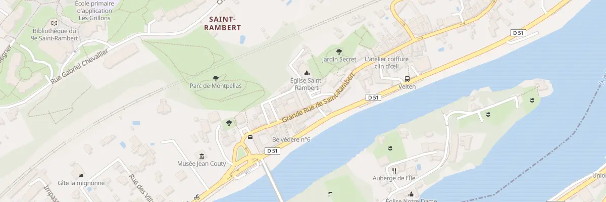 Plan du 9 Grande Rue St Rambert à Lyon 9e Arrondissement