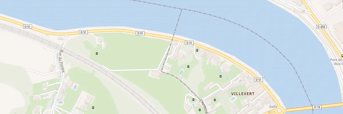 Plan du 1 Quai de Villevert à Albigny-sur-Saône