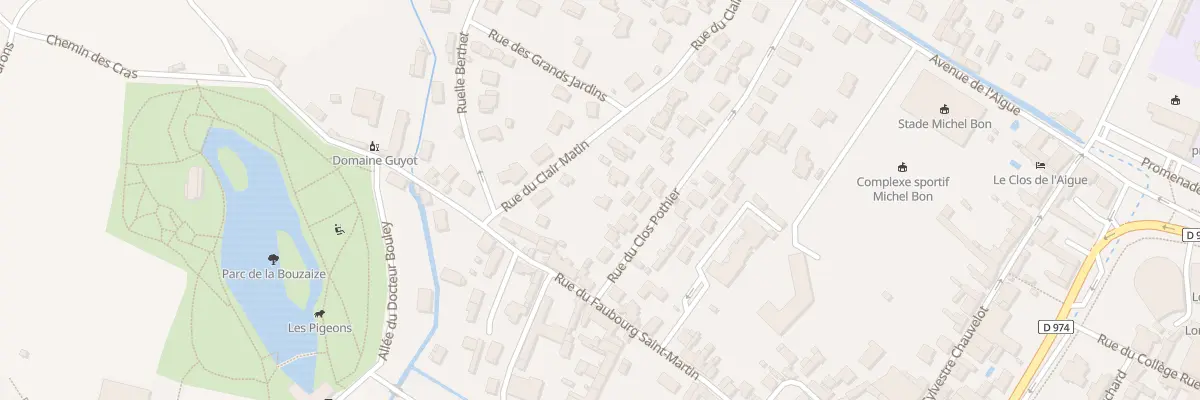 Plan du 36 Rue du Faubourg Saint-Martin à Beaune