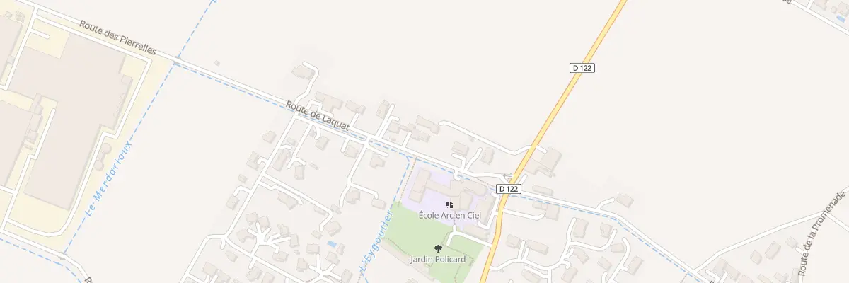 Plan du 130 Rte de Laquat à Beausemblant