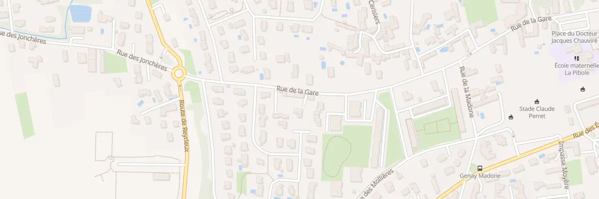 Plan du 789 Rue de la Gare à Genay