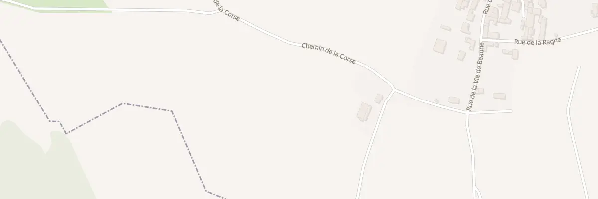 Plan du 1 Che de la Maladiere à Fussey
