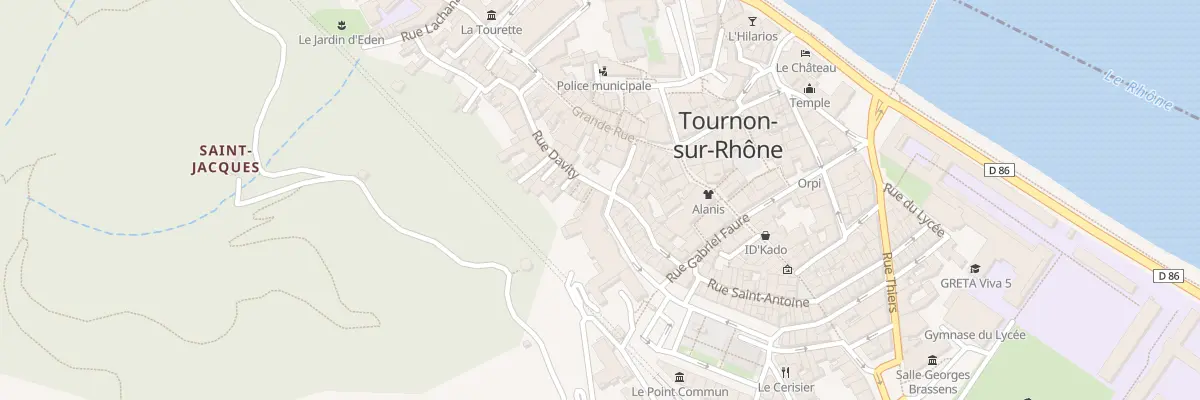 Plan du 22B Rue Davity à Tournon-sur-Rhône