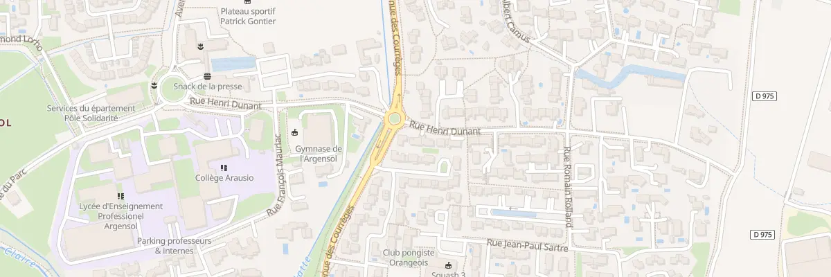 Plan du 316 Rue Henri Dunant à Orange