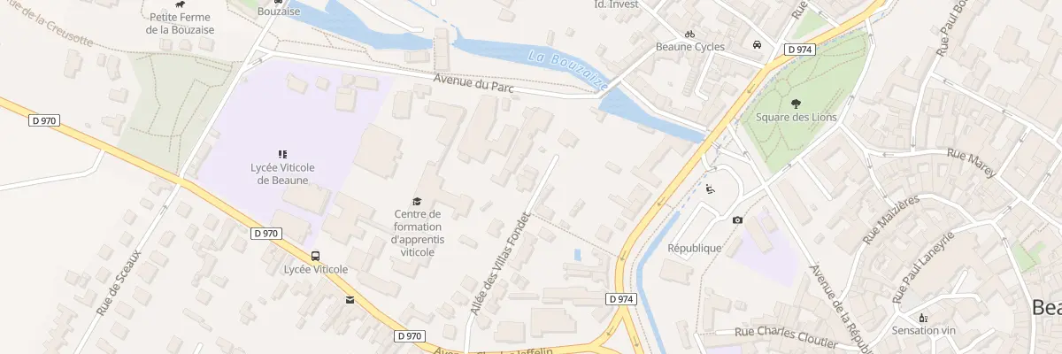 Plan du 11 All des Villas Fondet à Beaune