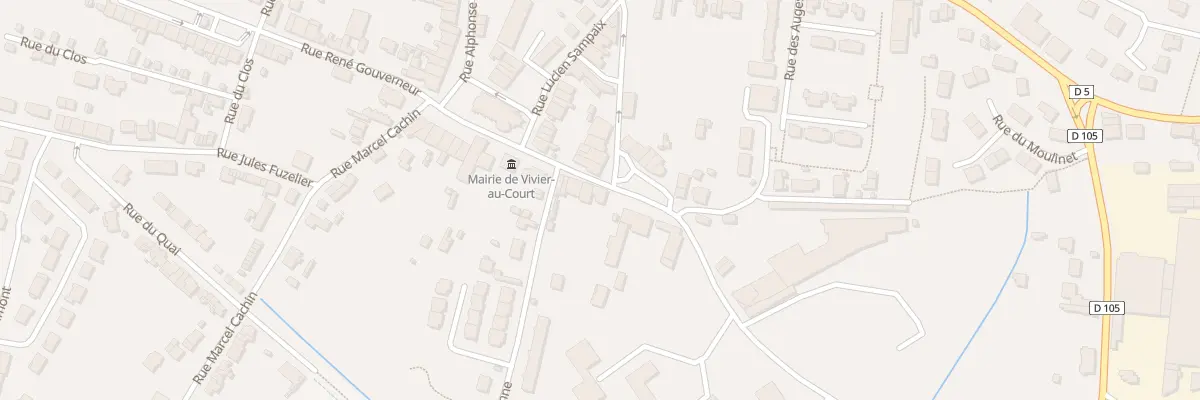 Plan du 80 Rue René Gouverneur à Vivier-au-Court