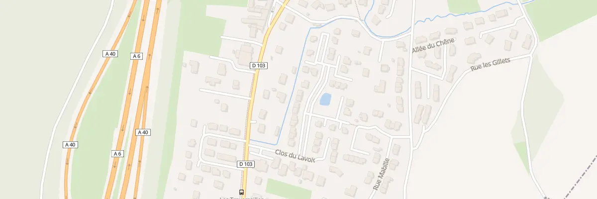 Plan du 8 Rue de la Lavandiere à Mâcon