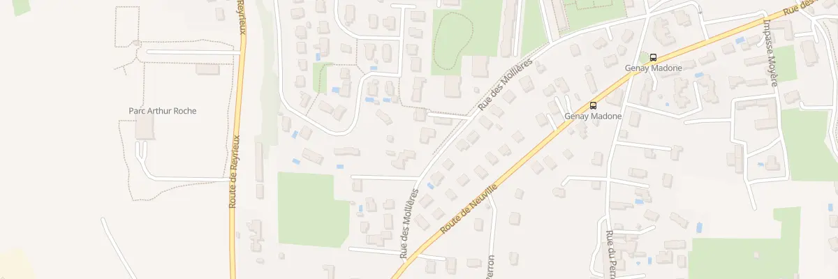 Plan du 300 Rue des Mollieres à Genay