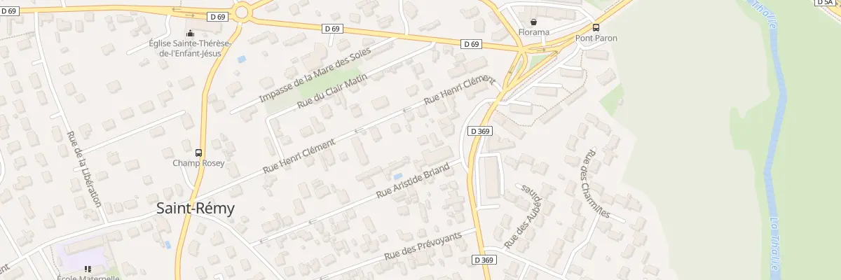 Plan du 7 Rue Henri Clément à Saint-Rémy