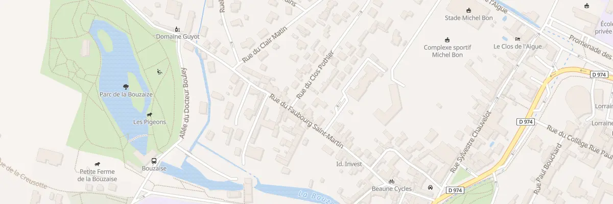 Plan du 32B Rue du Faubourg Saint-Martin à Beaune