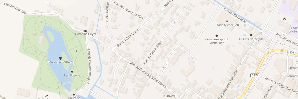 Plan du 5 Rue du Clos Pothier à Beaune
