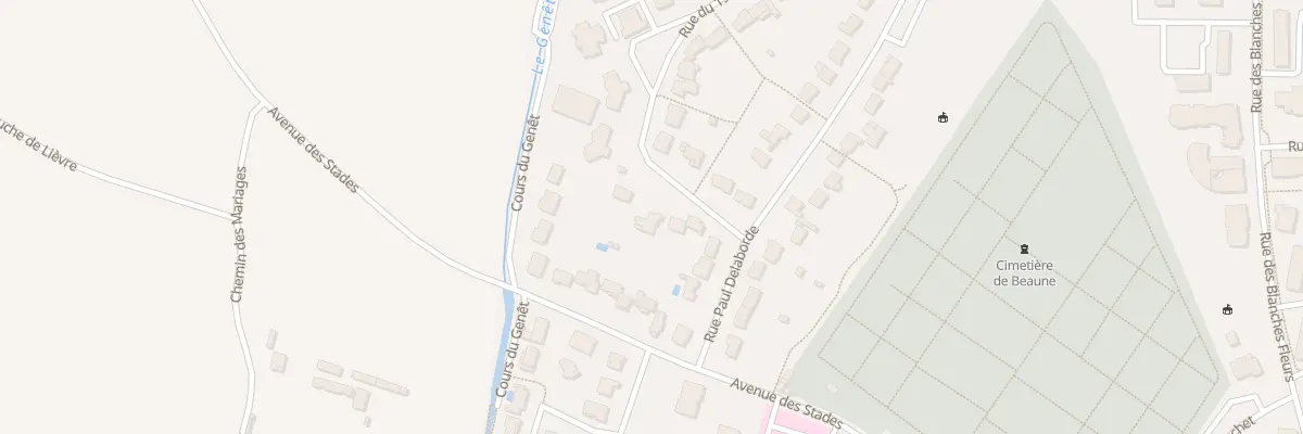 Plan du 7 Rue du 19 Mars à Beaune