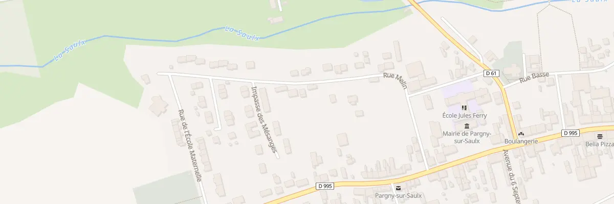 Plan du 7 Rue Melin à Pargny-sur-Saulx