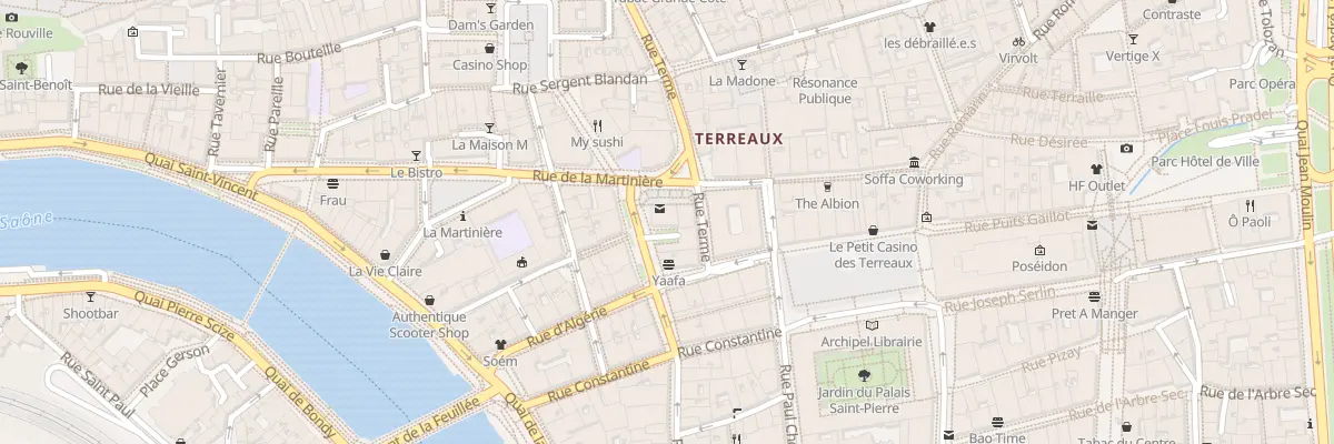 Plan du 9 Pl Tobie Robatel à Lyon 1er Arrondissement