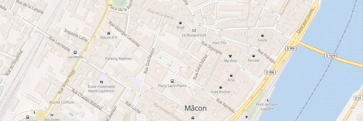 Plan du 6 Rue Tourneloup à Mâcon