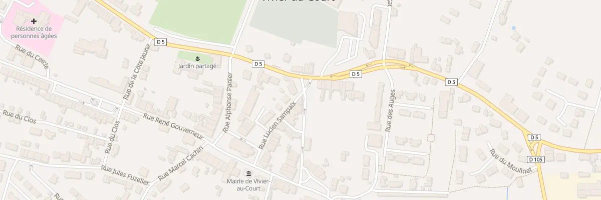Plan du 32 Rue Lucien Sampaix à Vivier-au-Court
