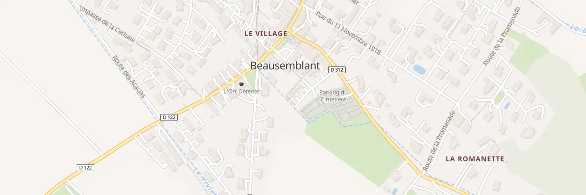 Plan du 5 Imp des Rameaux à Beausemblant