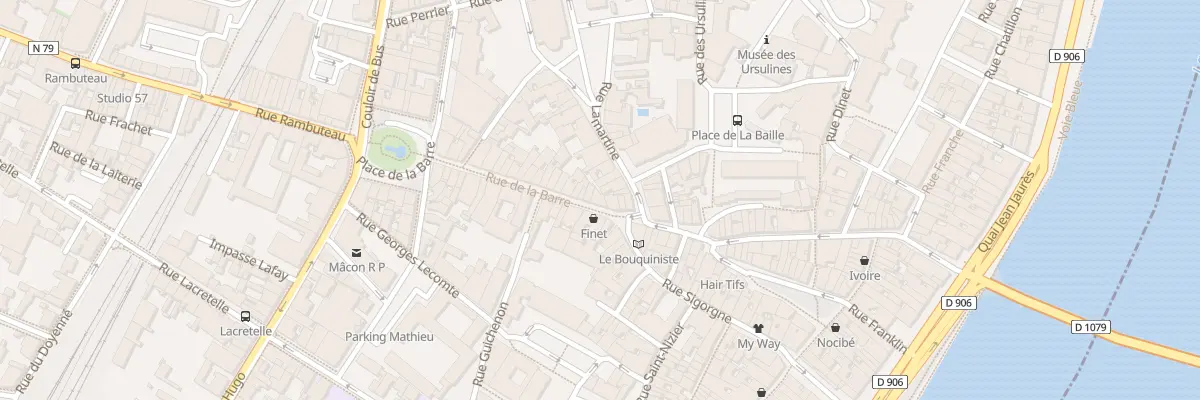Plan du 8 Rue de la Barre à Mâcon