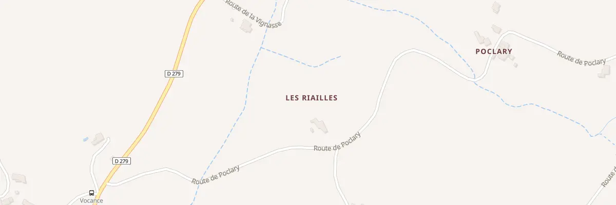 Plan du 375A Rte de Poclary à Toulaud