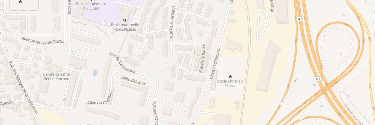 Plan du 56 Imp Paul Valery à Oullins-Pierre-Bénite