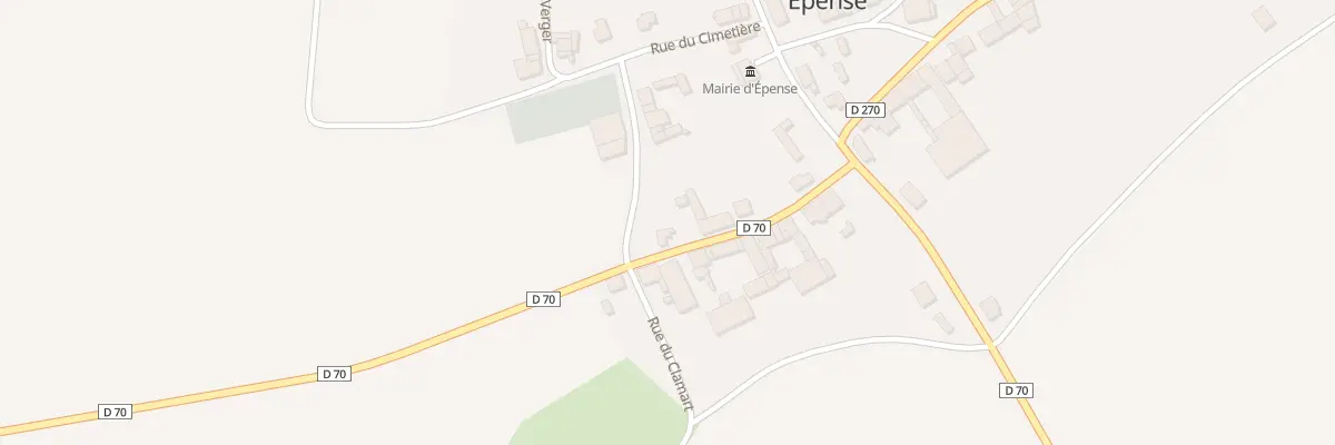 Plan du 8 Rue de l’Epinette à Épense