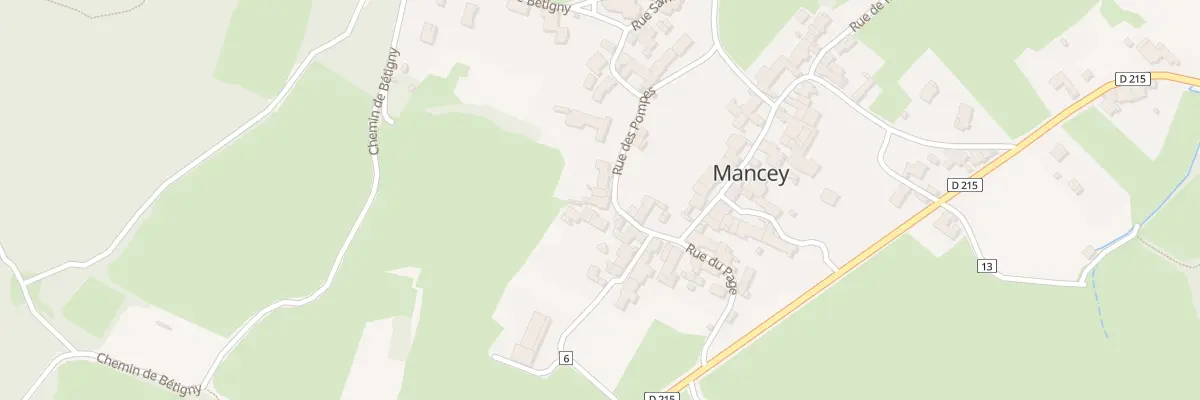 Plan du 1 Rue des Pompes à Mancey