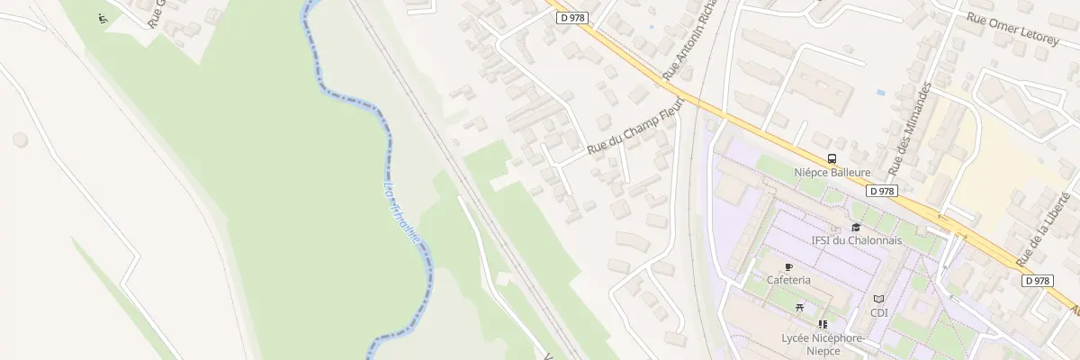 Plan du 31 Rue du Champ Fleuri à Chalon-sur-Saône