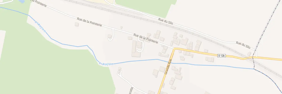 Plan du 5 Rue de la Pointerie à Longchamp-sur-Aujon