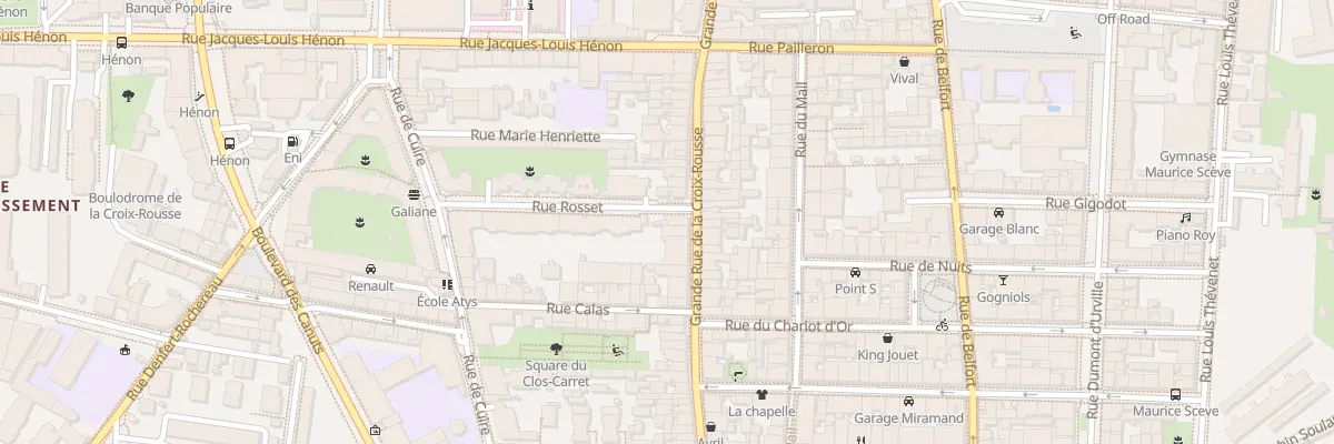 Plan du 41 Gde Rue de la Croix-Rousse à Lyon 4e Arrondissement