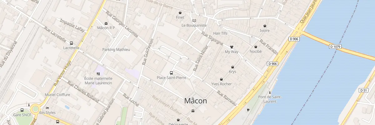 Plan du 3 Rue Tourneloup à Mâcon