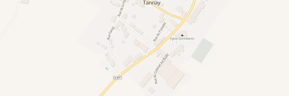 Plan du 2 Rue Claude Warsmann à Tannay-le-Mont-Dieu