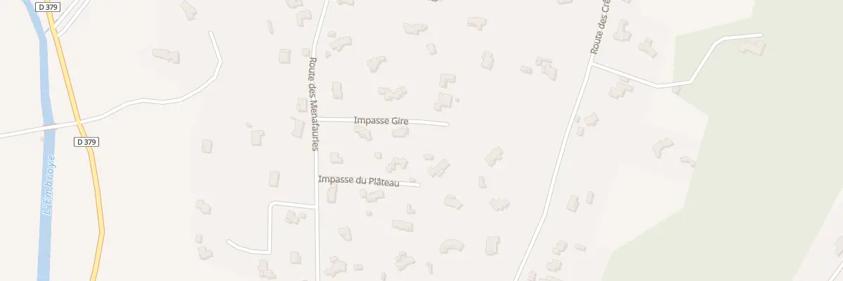 Plan du 1216B Rte des Menafauries à Saint-Clair