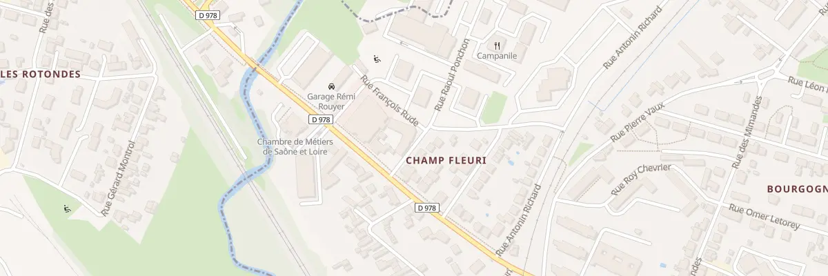 Plan du 2 Rue Adolphe Dechenaud à Chalon-sur-Saône