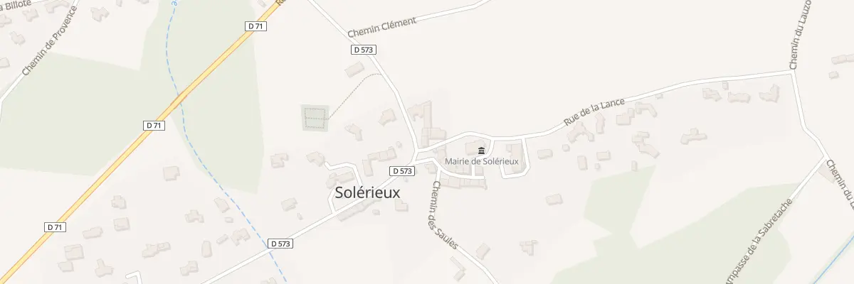Plan du 5020 Le Village à Solérieux
