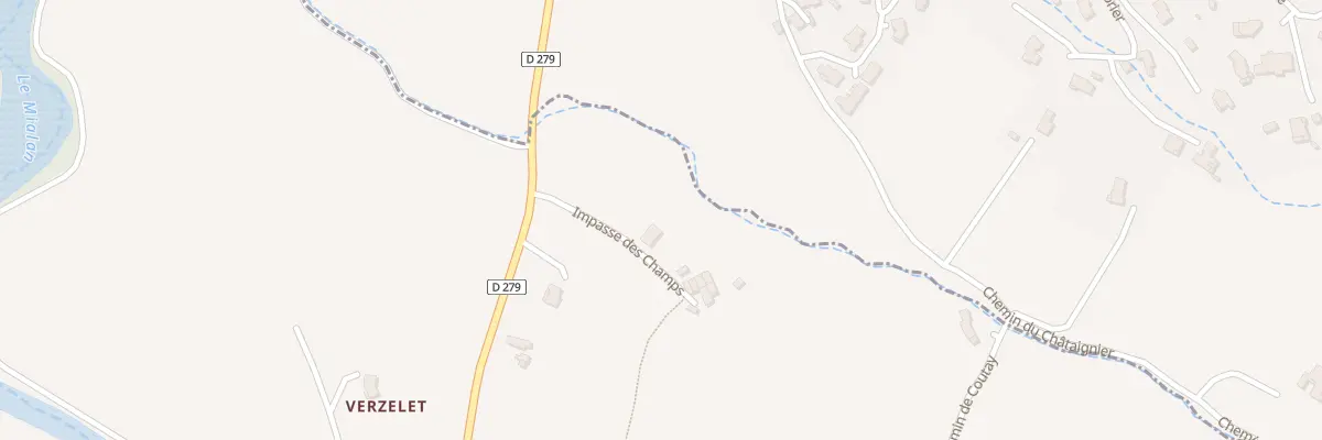 Plan du 85 Imp des Champs à Toulaud