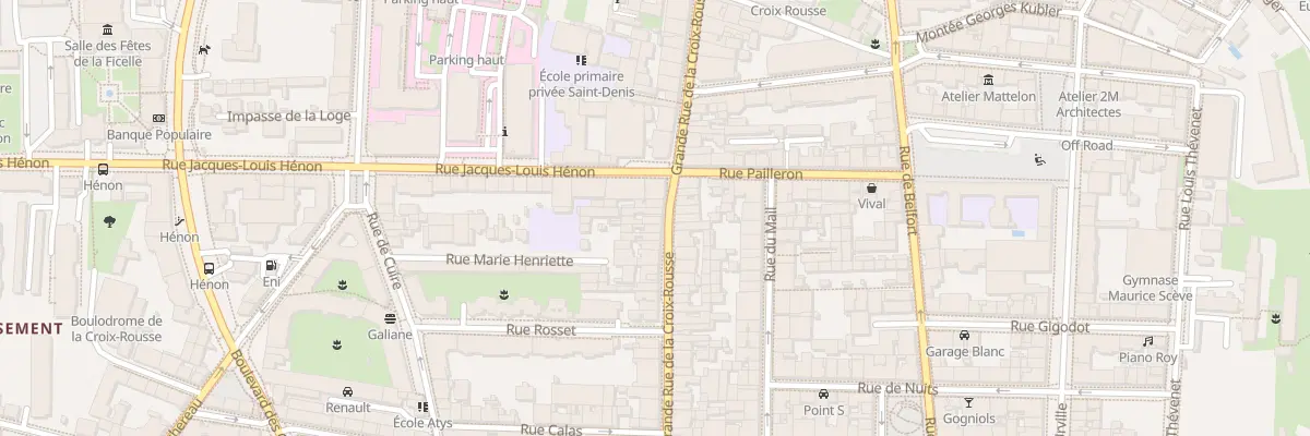 Plan du 67 Gde Rue de la Croix-Rousse à Lyon 4e Arrondissement