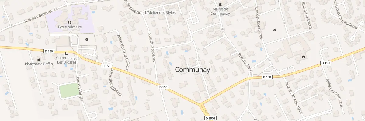 Plan du 15 Rue Georges Brassens à Communay
