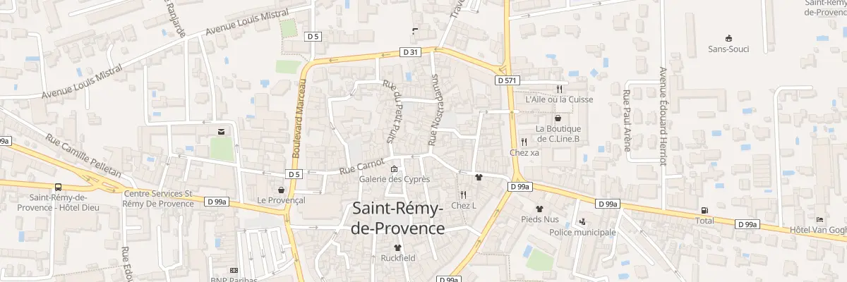 Plan du 1B Rue Nostradamus à Saint-Rémy-de-Provence