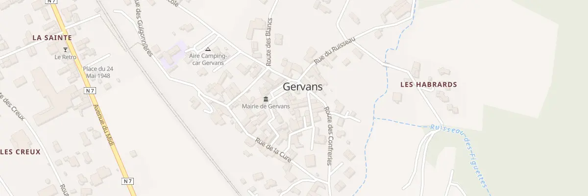 Plan du 10 Pl de la Mairie à Gervans