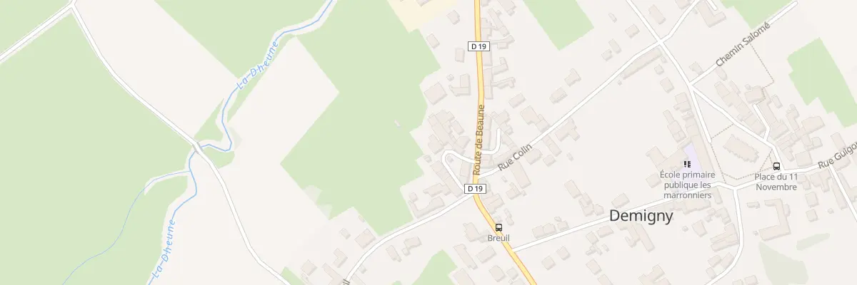 Plan du 7 Cour du Pigeonnier à Demigny