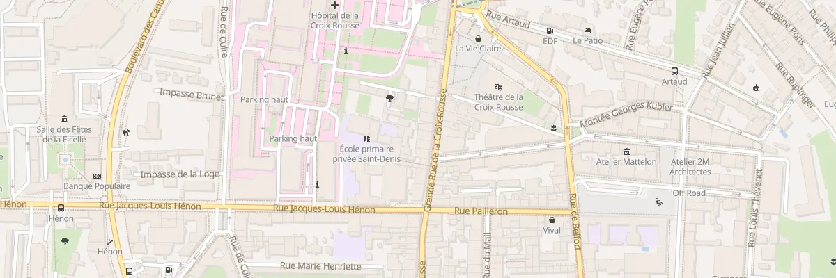 Plan du 81 Gde Rue de la Croix-Rousse à Lyon 4e Arrondissement