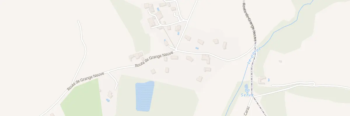 Plan du 394 Rte de la Grange Neuve à Auberives-sur-Varèze