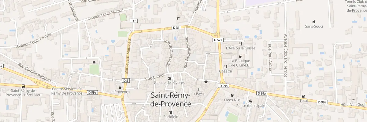 Plan du 7B Rue Nostradamus à Saint-Rémy-de-Provence