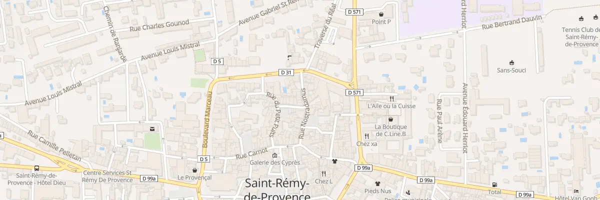 Plan du 23 Rue Nostradamus à Saint-Rémy-de-Provence