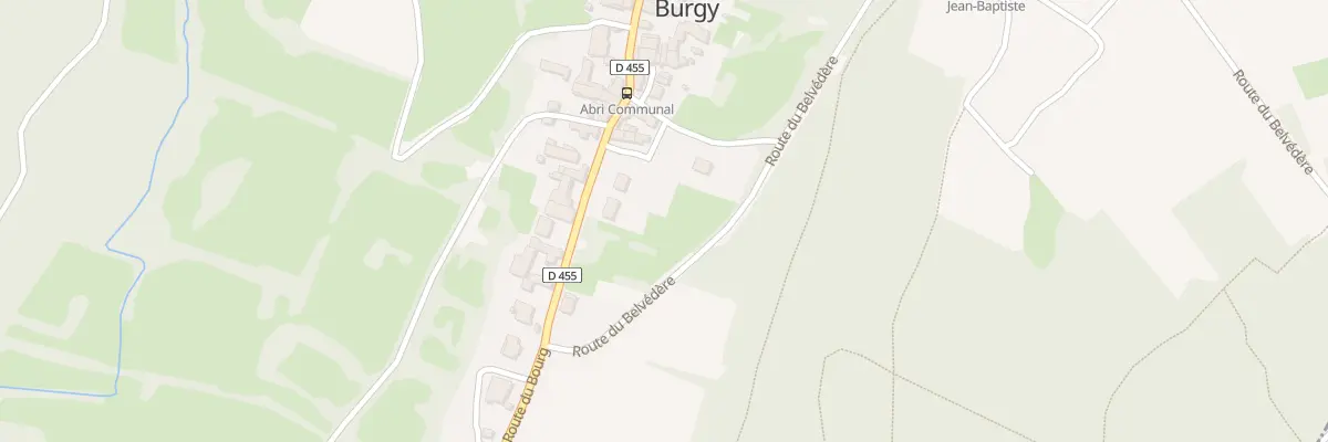 Plan du 5231F La Chapelle à Burgy