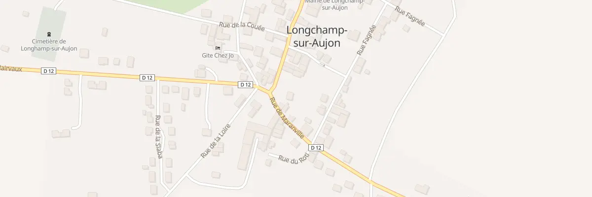 Plan du 2 Grande Rue à Longchamp-sur-Aujon