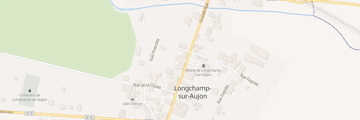 Plan du 23 Grande Rue à Longchamp-sur-Aujon