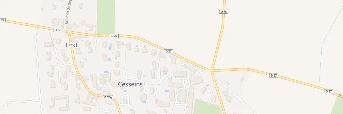 Plan du 1990B Rte de Saint -Trivier à Francheleins